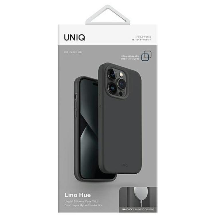 UNIQ Uniq iPhone 14 Mobiskal Magsafe Lino Hue - Grå