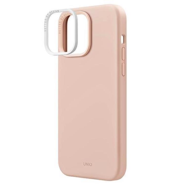 UNIQ Uniq iPhone 14 Pro Mobiskal Magsafe Lino Hue - Rosa