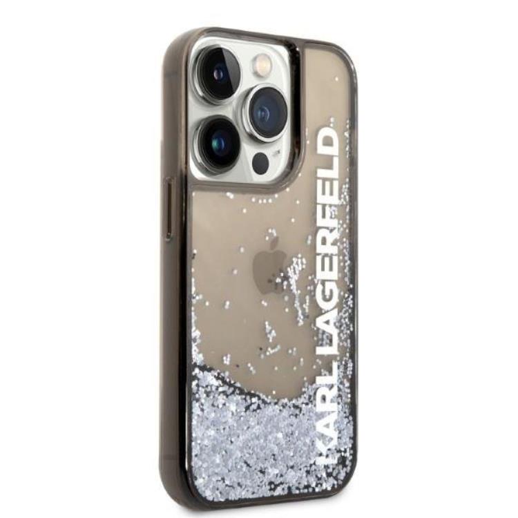 KARL LAGERFELD Karl Lagerfeld Mobilskal till iPhone 14 Pro Magsafe Liquid Glitter