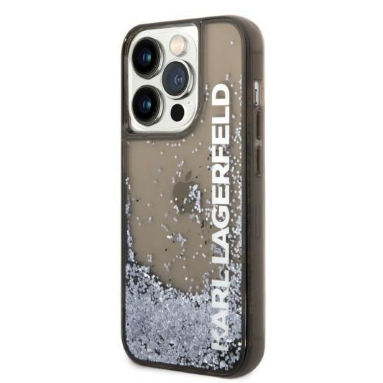 KARL LAGERFELD Karl Lagerfeld Mobilskal till iPhone 14 Pro Magsafe Liquid Glitter