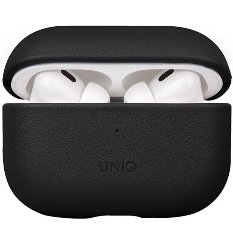 UNIQ Uniq Airpods Pro 2 Skal Äkta Läder Terra - Svart