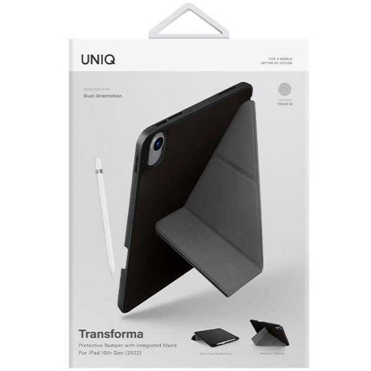 UNIQ Uniq iPad 10.9 (2022) Fodral Transforma Antimicrobial - Svart