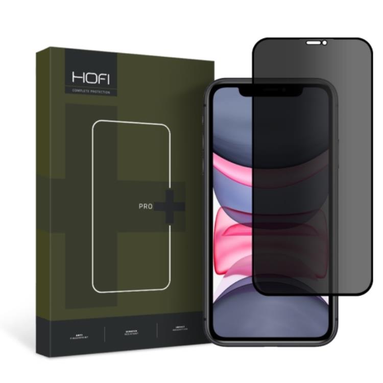Hofi Hofi iPhone 11/XR Härdat Glas Skärmskydd Privacy