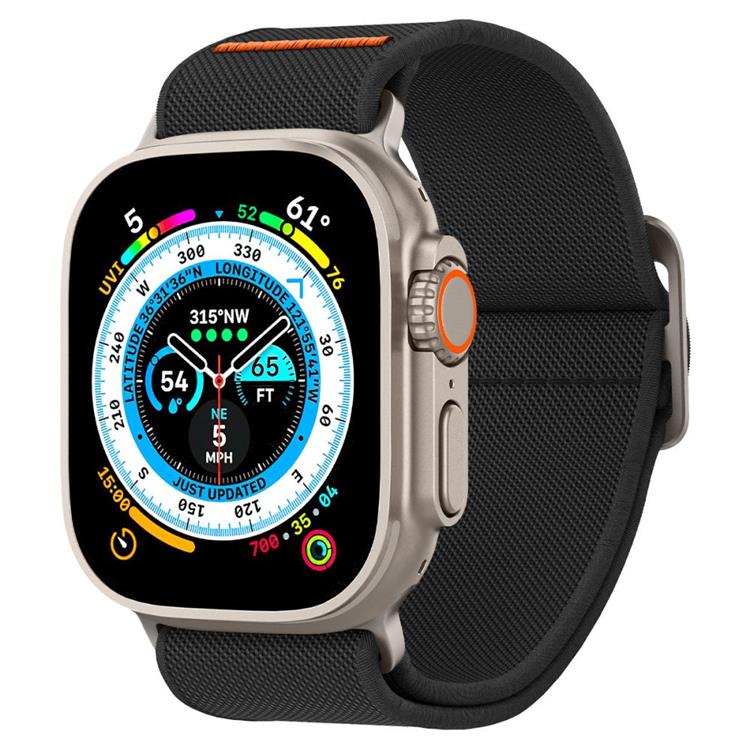 Spigen Spigen Apple Watch 7/8 (45/49mm) Armband Fit Lite - Svart