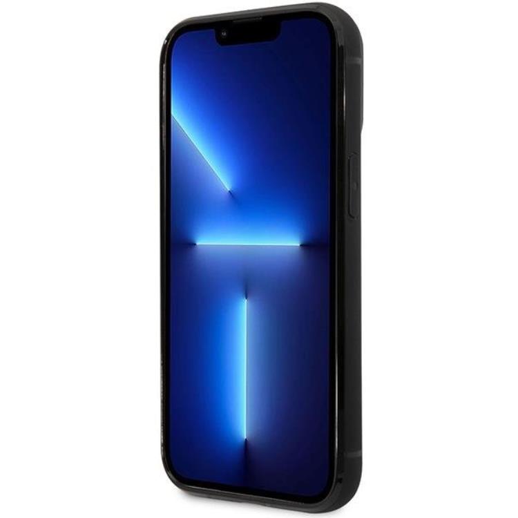 BMW BMW Mobilskal till iPhone 14 Pro Korthållare Läder - Svart