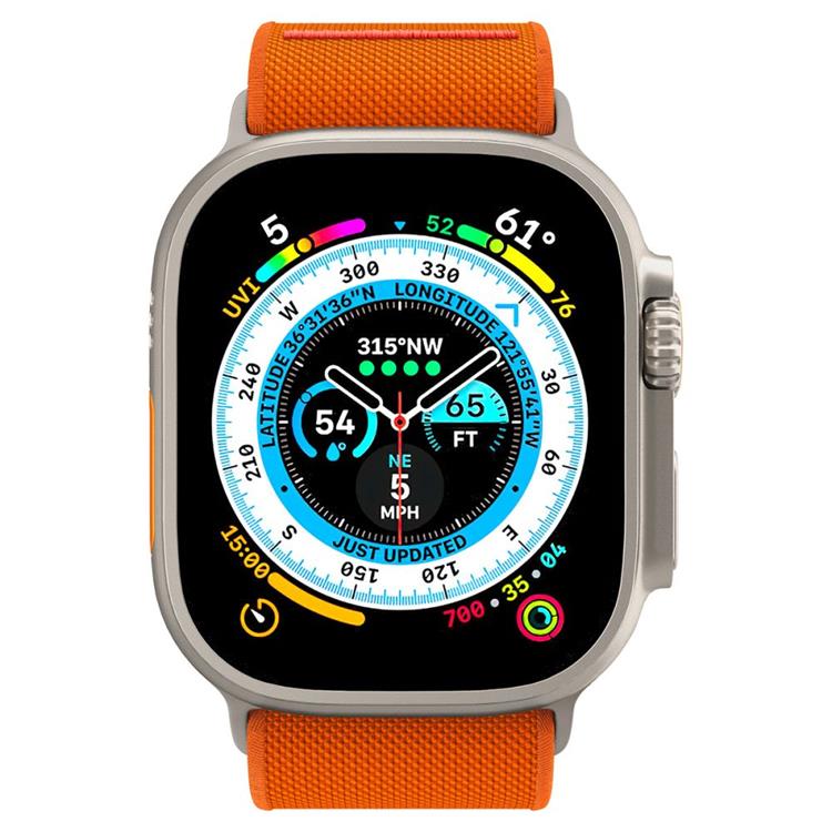 Spigen Spigen Apple Watch 7/8 (45/49mm) Armband Fit Lite - Orange