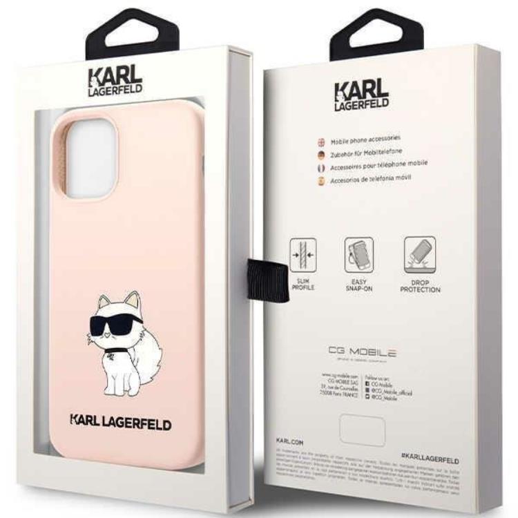 KARL LAGERFELD Karl Lagerfeld Mobilskal till iPhone 12/12 Pro Silicone Choupette