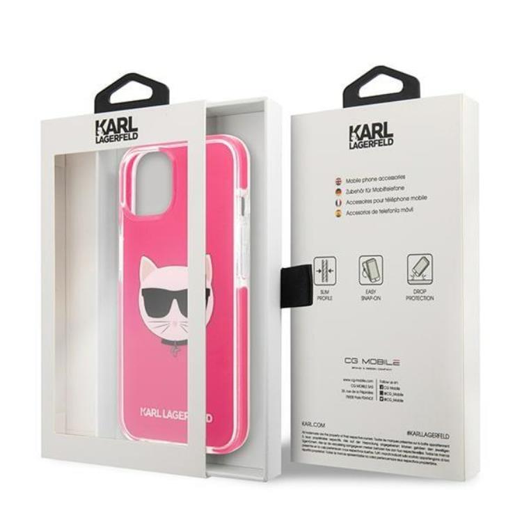 KARL LAGERFELD Karl Lagerfeld Mobilskal till iPhone 13 Mini Choupette Head