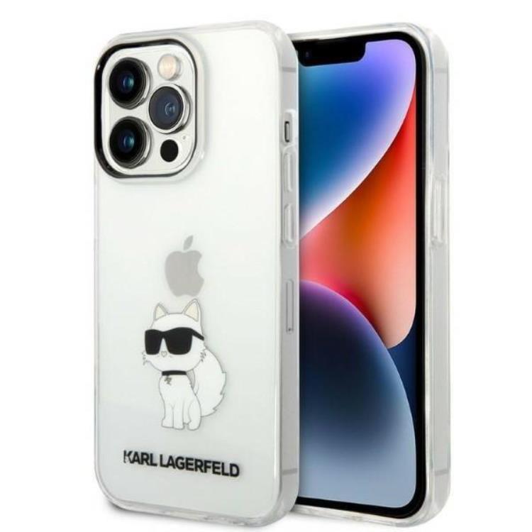 KARL LAGERFELD Karl Lagerfeld Mobilskal till iPhone 14 Pro Ikonik Choupette