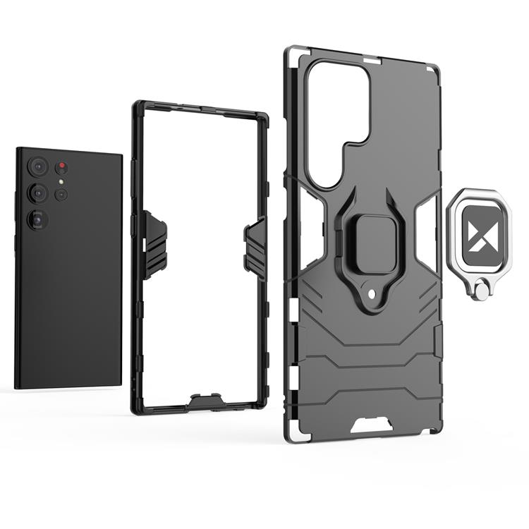 Wozinsky Wozinsky Mobilskal till Galaxy S23 Ultra Ringhållare - Svart