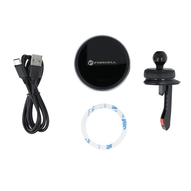 Forcell Forcell Billhållare Och Billaddare Magsafe - Svart