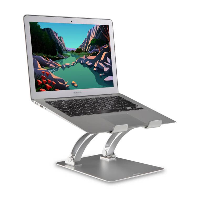BUFFALO Desire2 Laptopställ Dual Pivot Riser Justerbar Aluminium Silver