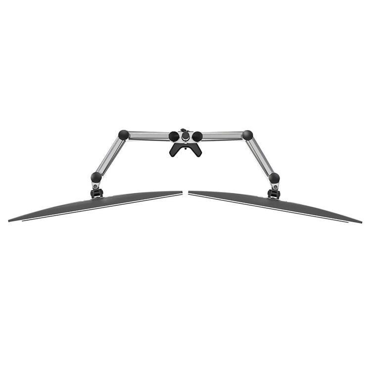 BUFFALO Desire2 Monitor Arm Duo Aluminium Gas