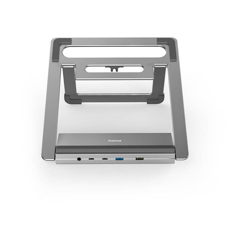 Hama Hama USB-C Dockningsstation 12in1 - Svart
