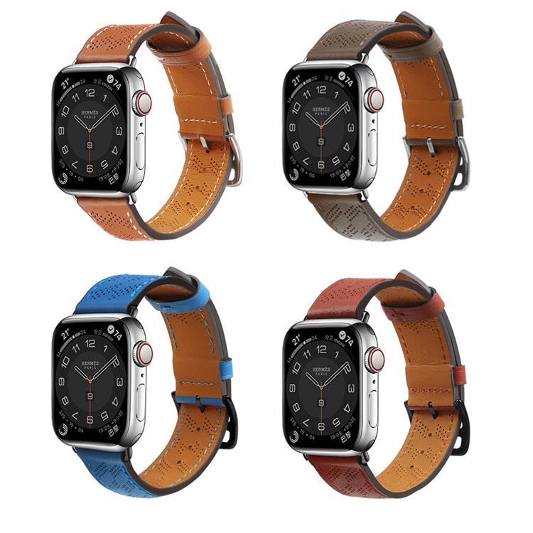 OEM Apple Watch Ultra/SE/8/7/6/5/4 (41/42/38mm) Armband - Rödbrun