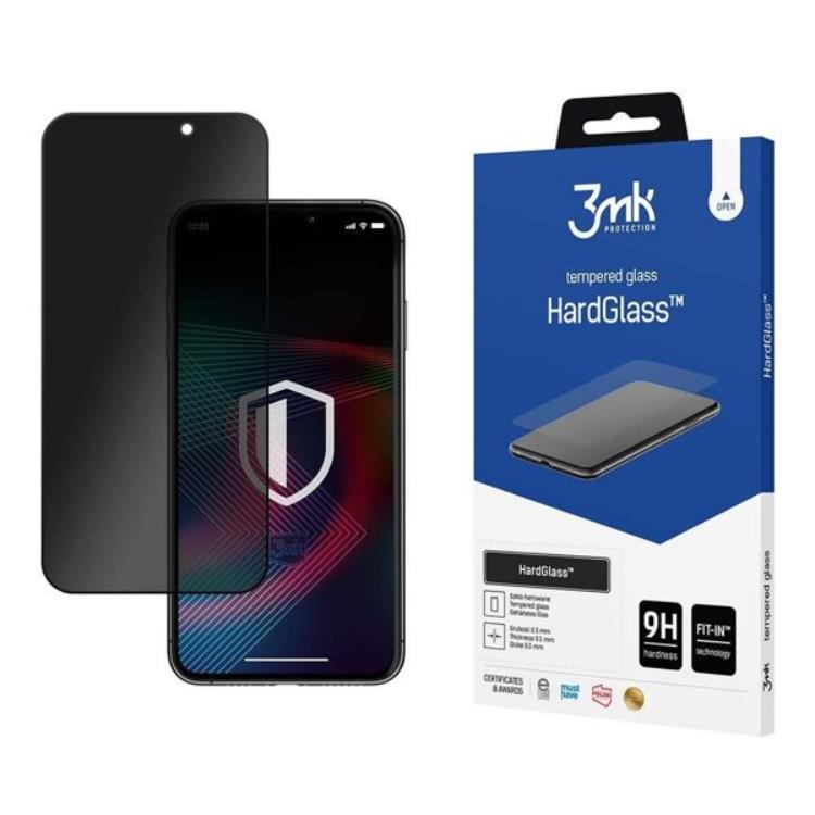 3MK 3MK iPhone 14 Pro Härdat Glas Skärmskydd Max Privacy