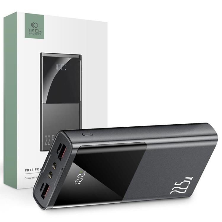 Tech-Protect Tech-Protect Power Bank 20000 mAh - Grå