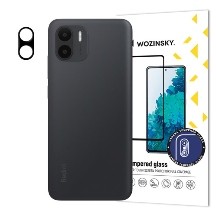 Wozinsky Wozinsky Xiaomi Redmi A2/A1 Kameralinsskydd i Härdat Glas Full Glue