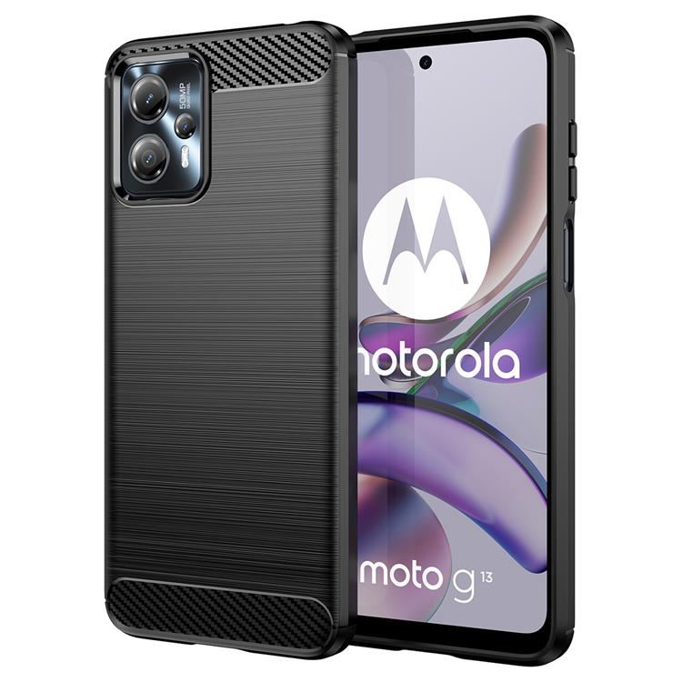 OEM Tech-Protect Motorola Moto G53/G13 Mobiskal TPU Carbon Silicone