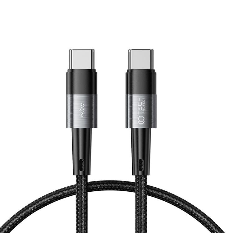 Tech-Protect Tech-Protect USB-C till USB-C kabel Ultraboost 0.25m - Grå