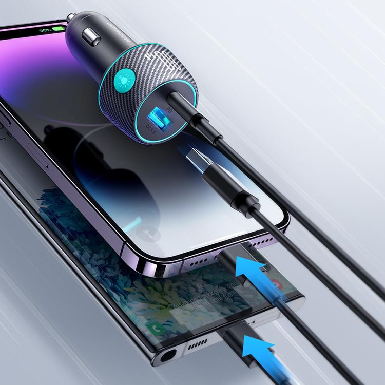 Joyroom Joyroom Billaddare Adapter USB-A 60W - Svart