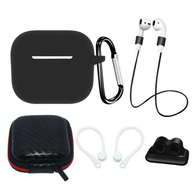OEM [5-Pack] Airpods 3 Tillbehör Set - Svart