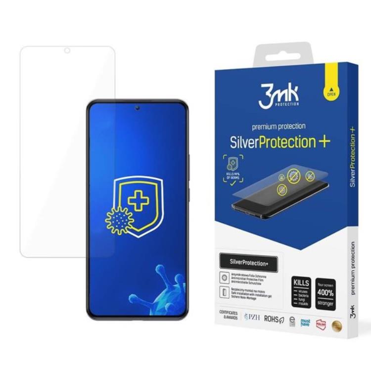3MK 3MK iPhone 13 Pro Max Antibacterial Plastfilm skärmskydd Silver Protection+
