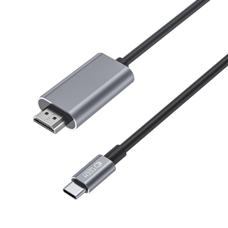 Tech-Protect Tech-Protect Kabel USB-C Till HDMI Ultraboost - Svart