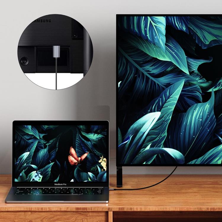 Tech-Protect Tech-Protect Kabel USB-C Till HDMI Ultraboost - Svart