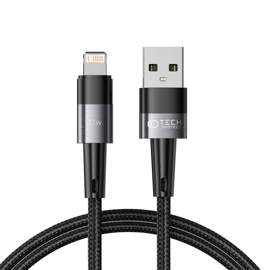 Tech-Protect Tech-Protect USB-A till Lightning kabel Ultraboost 1m - Grå