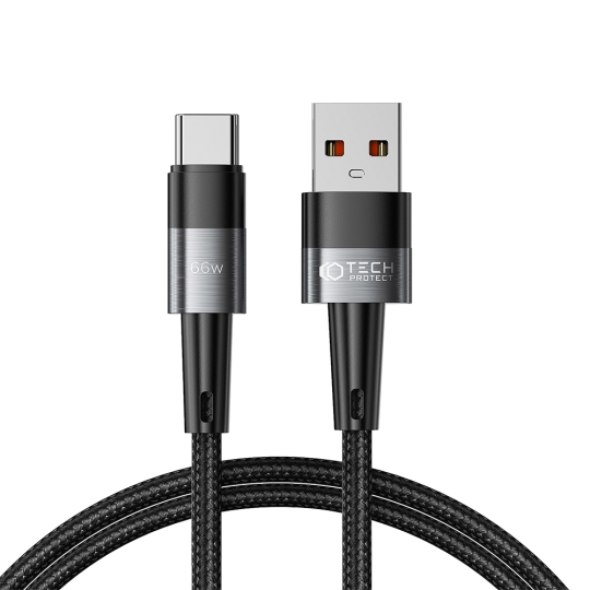 Tech-Protect Tech-Protect USB-C till USB-A kabel Ultraboost 1m - Grå