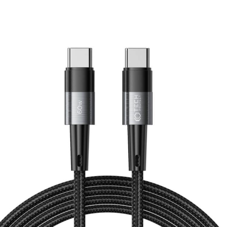 Tech-Protect Tech-Protect USB-C till USB-C kabel Ultraboost 2m - Grå