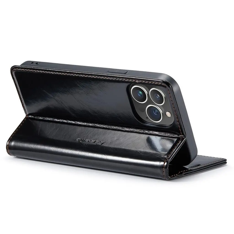 Caseme CASEME iPhone 14 Pro Max Plånboksfodral - Svart