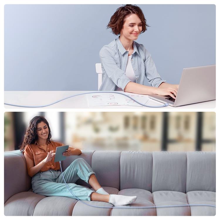 Joyroom Joyroom USB-A till Lightning kabel 1.2m - Blå