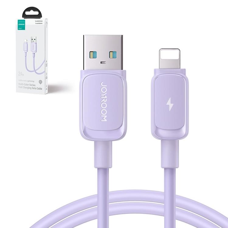 Joyroom Joyroom USB-A till Lightning kabel 1.2m - Lila