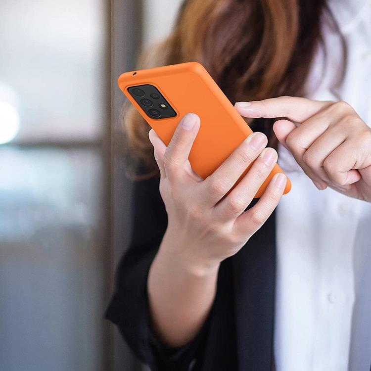 OEM Mobilskal till Galaxy A22 4G Silikon - Svart