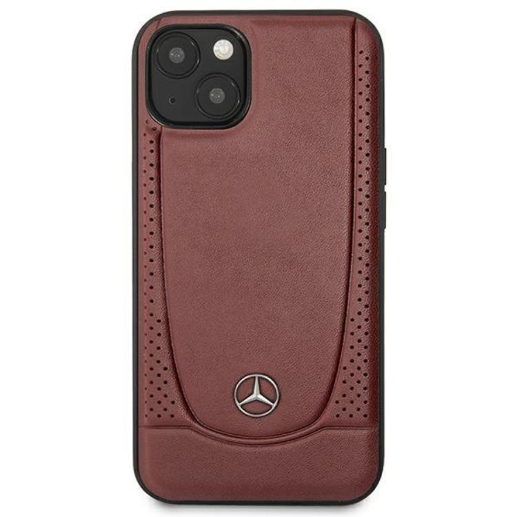 Mercedes Mercedes Mobilskal till iPhone 15 Läder Urban - Röd