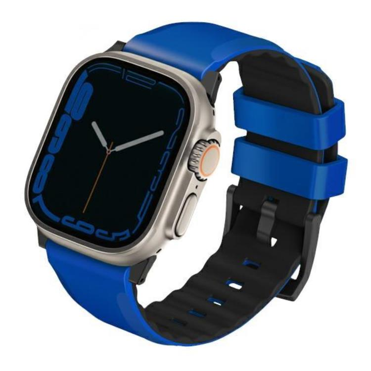 UNIQ Uniq Apple Watch (45mm) Series 9 Band Linus - Blå