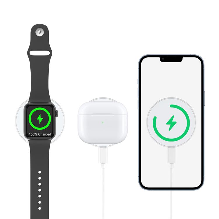 Choetech Choetech Magsafe Trådlös Laddare Induction - Vit