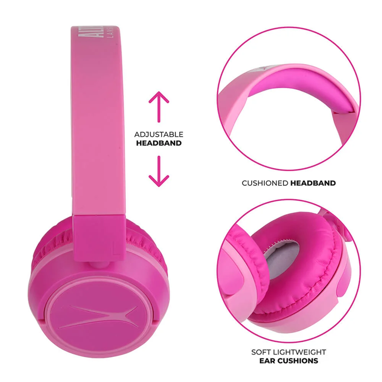 Altec Lansing Altec Lansing Trådlösa hörlurar för barn On-Ear - Rosa