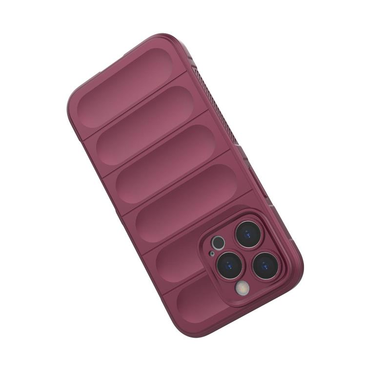 OEM iPhone 13 Pro Max Skal Magic Shield Flexible Armored - Burgundy