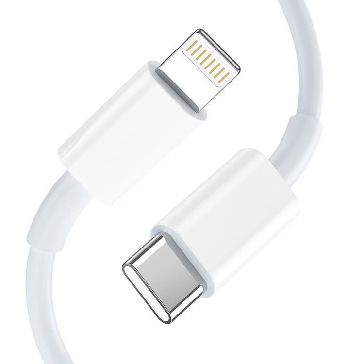 Tech-Protect Tech-Protect 2-Port Nätverk Laddare Med Lightning Kabel 1m 35W - Vit