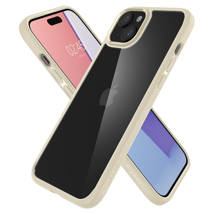 Spigen Spigen Mobilskal till iPhone 15 Plus Ultra Hybrid - Beige