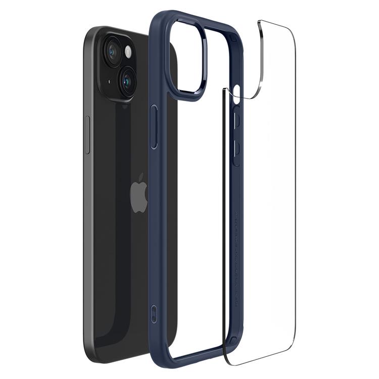 Spigen Spigen Mobilskal till iPhone 15 Plus Ultra Hybrid - Navy Blå