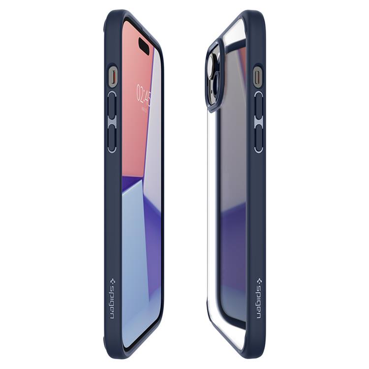 Spigen Spigen Mobilskal till iPhone 15 Plus Ultra Hybrid - Navy Blå