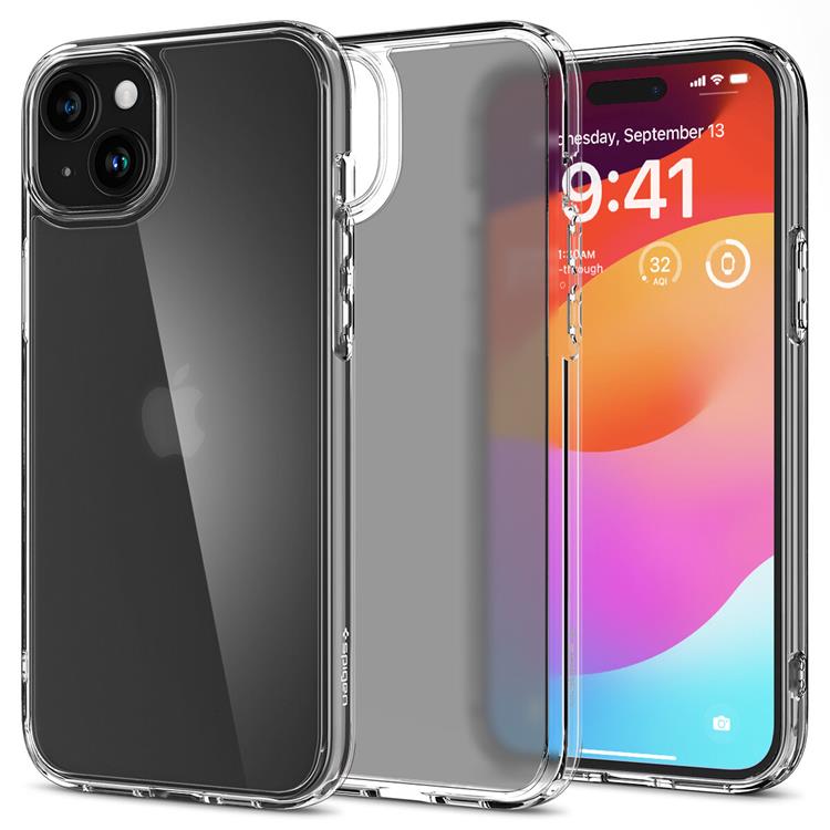 Spigen Spigen Mobilskal till iPhone 15 Plus Ultra Hybrid - Transparent