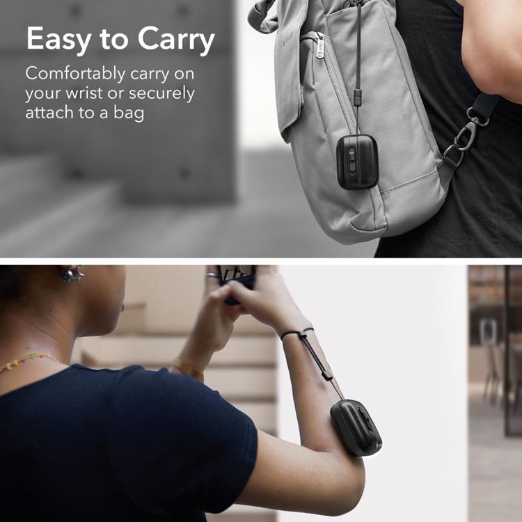 ESR ESR Airpods Pro 1/2 Skal Magsafe Pulse Halolock - Svart