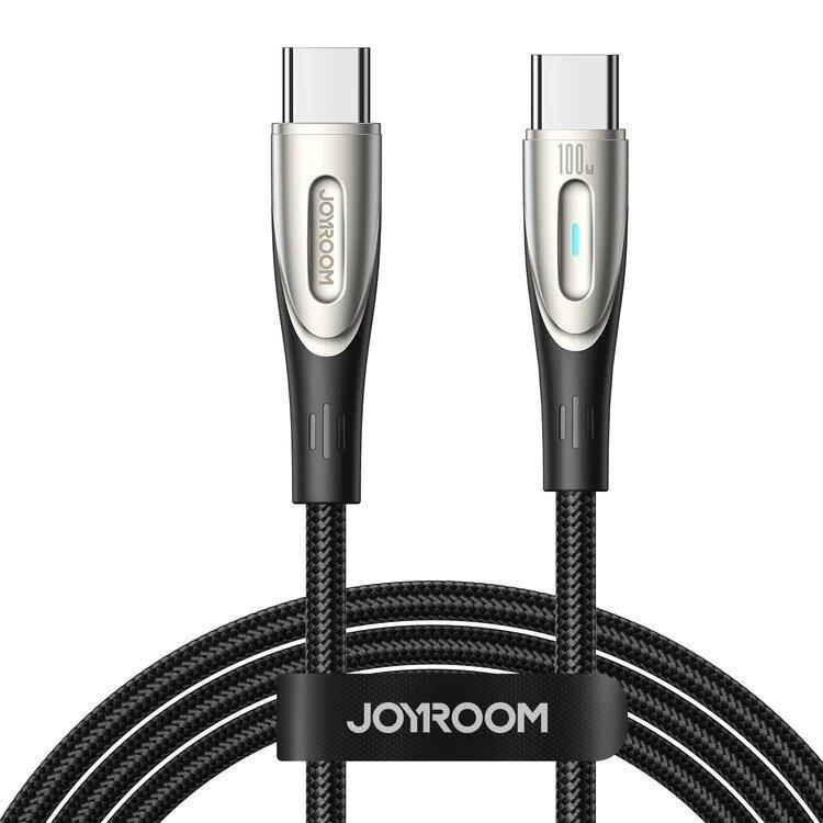 Joyroom Joyroom USB-C till USB-C kabel 1.2m Stralight Series - Svart