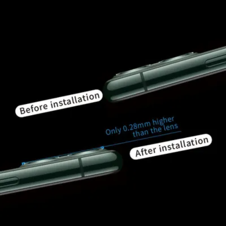 OEM iPhone 15 Plus/15 Kameralinsskydd i Härdat glas - Clear