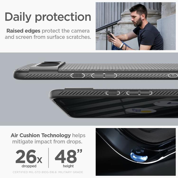 Spigen Spigen Google Pixel 8 Pro Mobilskal Liquid Air - Matte Svart